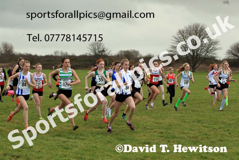 Girls under-15s Davison Shield 2023 Start Fitness Sherman Cup and Davison Shield, Temple Park, South Shield,   Photo: David T. Hewitson/Sports for All Pics